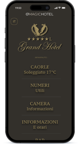 magic hotel classic web app