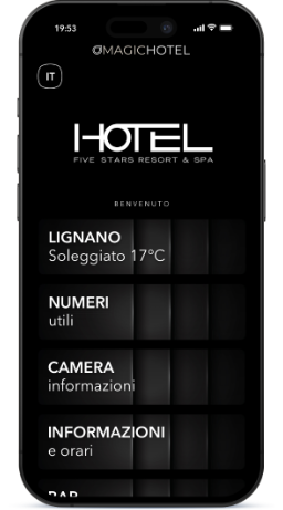magic hotel modern web app